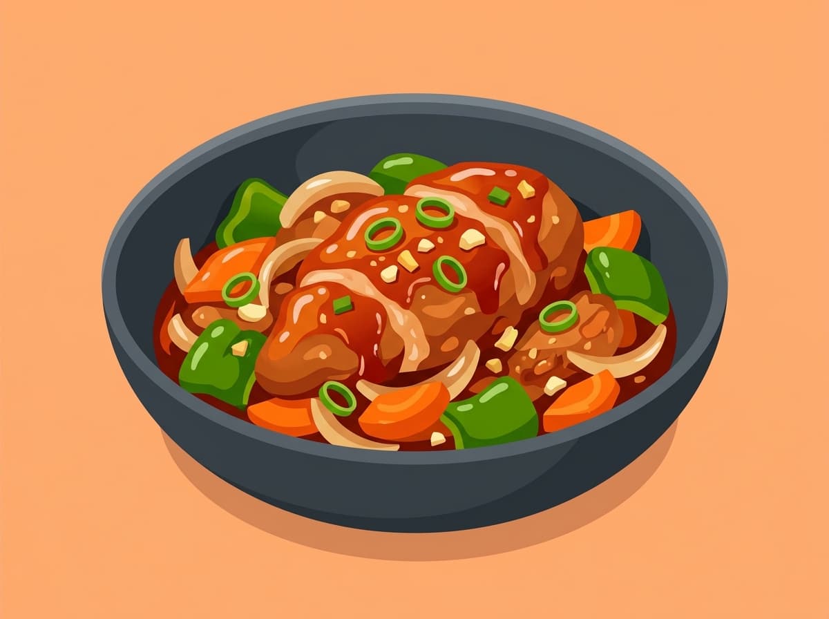 High-Protein Korean Gochujang Chicken Bento