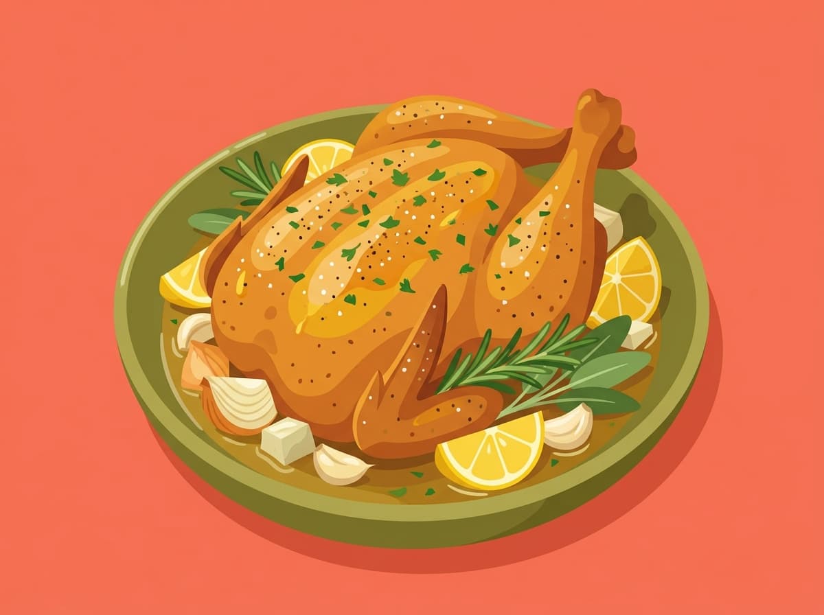 Lemon Herb Roast Chicken