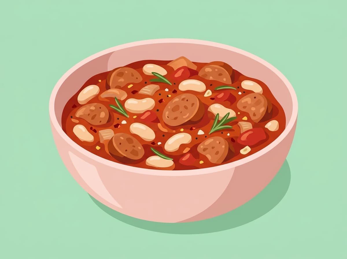 Sausage and Bean Casserole